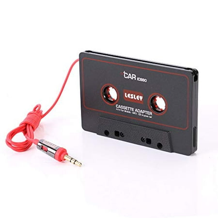 Audio AUX Car Stereo Cassette Tape Player Adapter 3.5mm Headphone Jack Converter Plug for MP3 CD DVD MD Smart