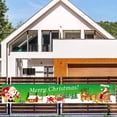 thumbnail image 5 of Luysn Christmas Decorations Merry Christmas Fence Banner,Christmas Banners Yard Sign,Holiday Fence Wrap Hanging Backdrop Banner,Event Party Decoration,Christmas Lights Outdoor 69"X14.5", 5 of 9
