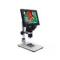 thumbnail image 2 of Zootealy Advanced Industrial Microscope with 12MP Camera, 7" HD LCD Screen, Various CCD Options, Ideal for Observation of Flora, Fauna, Skin, Electronics, Textiles. US Plug 110-240V., 2 of 7