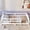 White, variant on Harper & Bright Designs Twin Montessori Floor Bed with Safety Guardrails, Solid Wood Floor Bed with Fence for Girls and Boys Bedroom, Gray