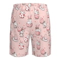 thumbnail image 6 of Kdxio Easter Rabbit Pattern Mens Casual Shorts - Drawstring Summer Beach Sports Shorts for Men, 6 of 9