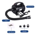 thumbnail image 4 of Portable 1300W Electric Pump Air Mattress Pump Fast Inflation Electric Air Pump Inflator Deflation Machine with 2 Nozzles Suitable for Air Mattress Raft Boat, 4 of 8