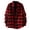 Red, variant on Plaid Shirts for Men Long Sleeve, Casual Tops Button Down Shirt, Red