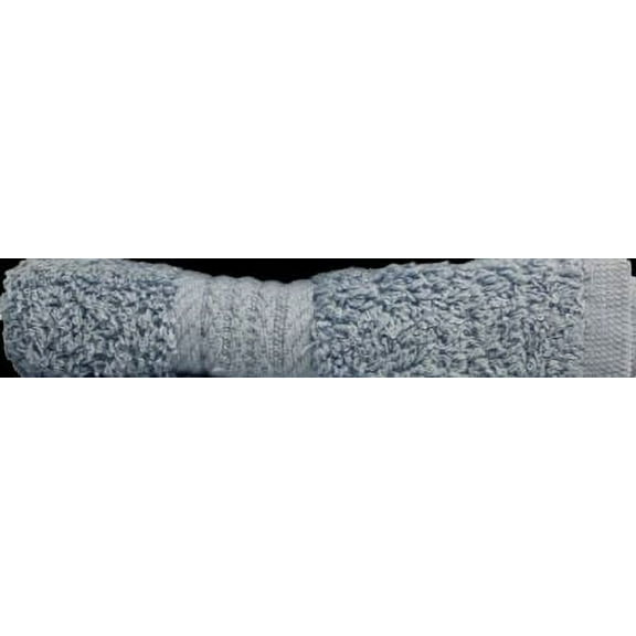 J & M Home Fashions 8631 16" X 27" Smoke Blue Provence Hand Towel Pack of 3