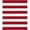Red and White, variant on iOhouze Outdoor Rugs Cotton Striped Area Rug 3x5 ft Washable Indoor Outdoor Non Slip Floor Carpet Rug