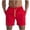 Red*shorts men, variant on Eryao Mens Big and Tall Workout Shorts Elastic Waisted Drawstring Shorts with Pockets Solid Lightweight Casual Beach Shorts,Red,XXXXL