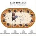 thumbnail image 4 of Thanksgiving Tablecloth Oval 52x70 Inch, Turkey Fall Harvest Thanksgiving Table Cloth Oval Waterproof Table Cover for Dinner Kitchen Party Decorations, 4 of 6