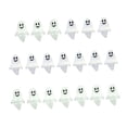 thumbnail image 4 of Dualoai 20Pcs Halloween Mini Ghost Figurines Ghost Figures New Year Miniature Cute Outdoor Home Decorative Spooky Resin Garden Statue, 4 of 8