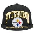 thumbnail image 2 of Men's New Era Black Pittsburgh Steelers  Oversized 59FIFTY Fitted Hat, 2 of 5