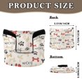 thumbnail image 2 of Haosy Cute Dog Paw and Bones Golf Mallet Putter Cover Strong Magnetic Leather Golf Club Headcover Closure, 2 of 7