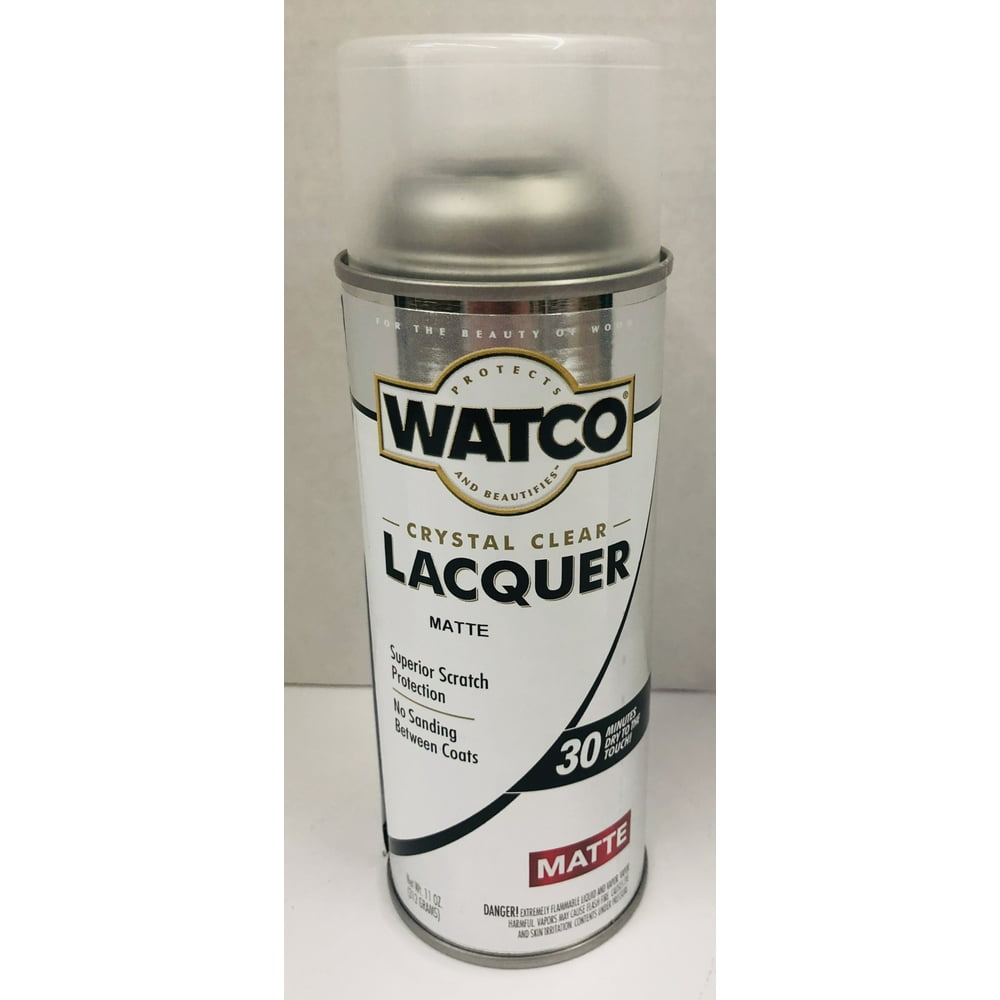 Clear, Watco Lacquer Matte Spray, 11.25 oz