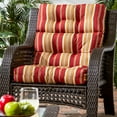 thumbnail image 3 of Greendale Home Fashions Roma Stripe 44 x 22 in. Outdoor High Back Chair Cushion, 3 of 9
