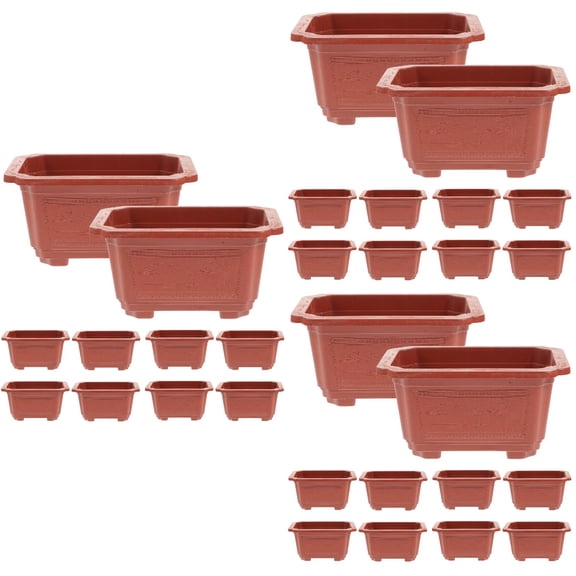 3 Count Flower Pots for Indoor Plants Flowerpot Outdoor Planter