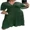 Green, variant on CHICME Dresses for Women Pleated Deep V-Neck Batwing Sleeve Backless Tied High Waist Slim Zipper Maxi Dress Green-S