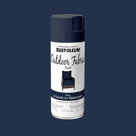 Navy, Rust-Oleum Specialty Fabric Spray Paint-358832, 12 oz