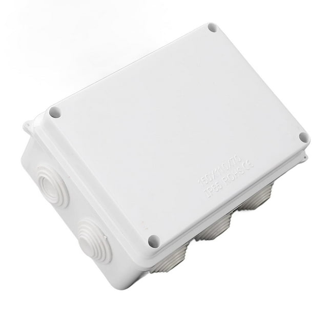 Caja De Alimentación, Aislamiento Eléctrico ABS 150x110x70 Mm Caja De Conexiones Resistencia Al Impacto Para Bricolaje