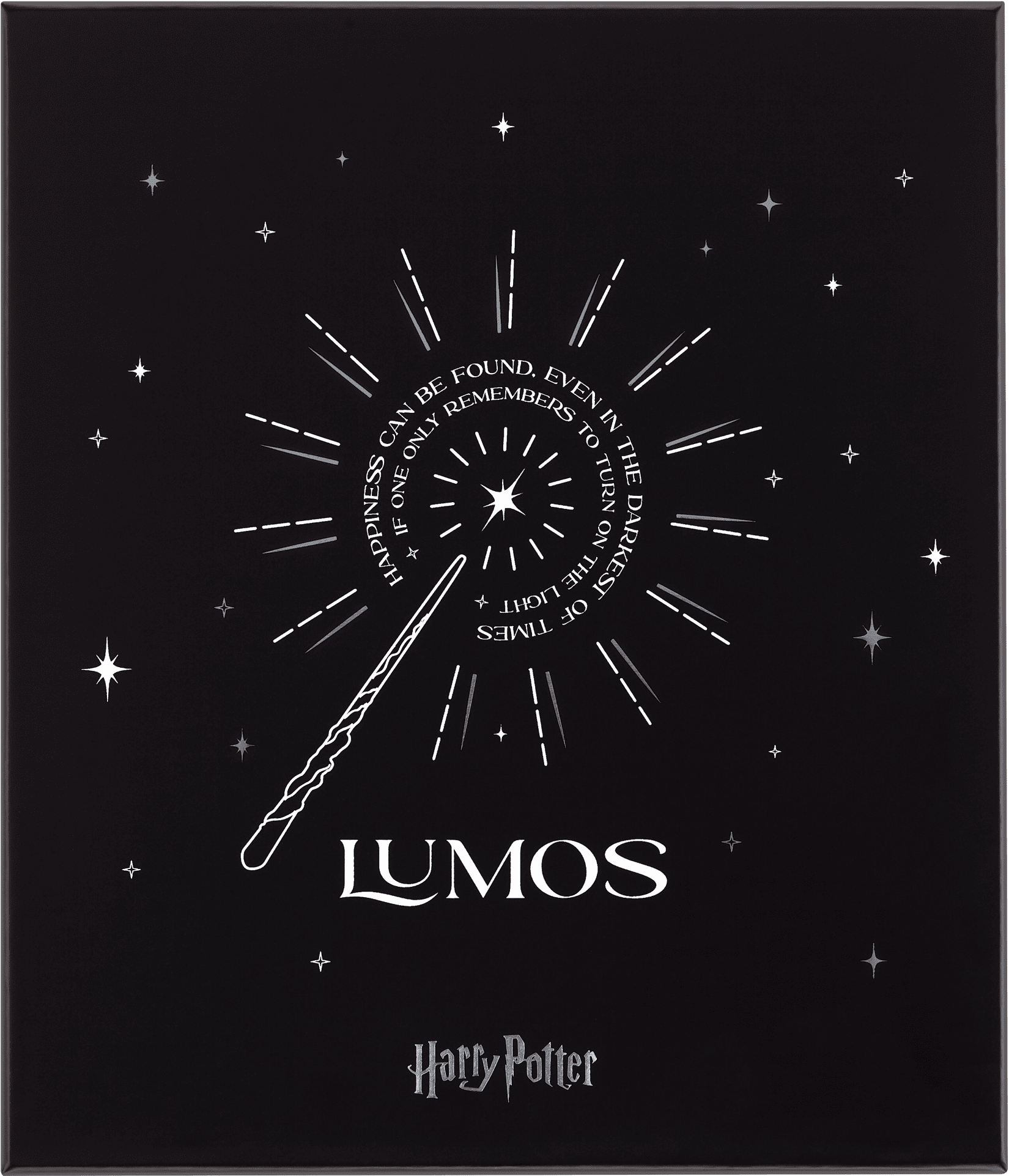 Moleskine Limited Edition Harry Potter Lumos spell Notebook with glow in the dark special-effect and Kaweco Roller Pen with Gift Box, Hard Cover, Ruled, Large (5" x 8.25"), Black, 176 Pages