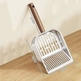 thumbnail image 4 of Stainless Steel Cat Litter Scoop Heavy Duty Metal Shovel with Fine Sifter Holes for Clumping and Tofu Litter, 4 of 4