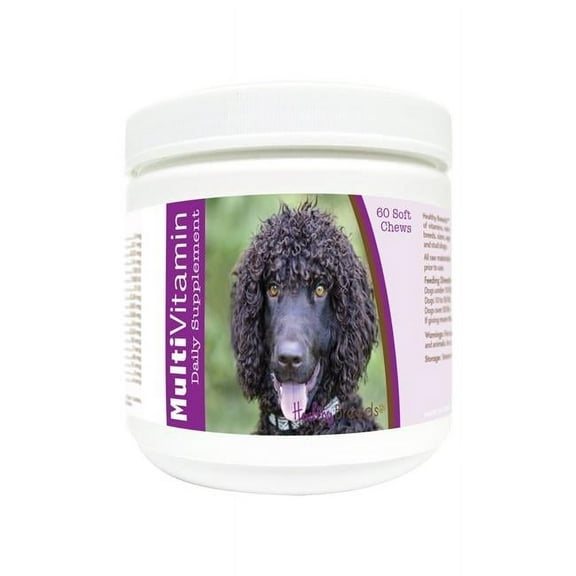 Healthy Breeds 840235172093 Irish Water Spaniel Multi-Vitamin Soft Chews - 60 Count