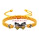 thumbnail image 2 of Pulseras para mujer, regalos para mujer, pulsera para enamorados, pulsera tejida a mano para San Valentín, joyería para novias, pulsera con dije de mariposa., 2 of 2