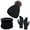 BK1, variant on HNMKIU Womens Winter Hat Scarf Glove Set Lined Knit Warm Long Scarf 3 Piece Set for Cold Weather,One Size
