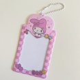 thumbnail image 1 of Tarjetero Kawaii Sanrios Hello Kitty Anime Kuromi Melody Cinnamoroll niñas autobús tarjeta bancaria funda protectora bolsa colgante regalos, 1 of 4