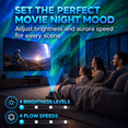 thumbnail image 6 of COSJM Galaxy Projector Night Light, Aurora Star Projector with 33 Light Effects, 8 White Noise, Bluetooth Speaker and Remote Control for Bedroom, Gaming Room and Parties, Gift for Kids and Adults, 6 of 11