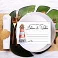 thumbnail image 3 of Koyal Wholesale Nautical Lighthouse Wedding Advice & Well Wishes Guest Book Cards for Bride and Groom, 56 Pack, 3 of 5