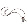 thumbnail image 3 of Collar con Colgante de Garra de Águila Punk de Cuero PU para Mujeres Y Hombres Yuyangstore, 3 of 7