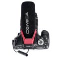thumbnail image 1 of COMICA CVM-V30 LITE Microphone with Super-cardioid Polar Pattern Cold-shoe Design Condenser MIC for Smartphone Camera Red, 1 of 5