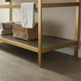 thumbnail image 5 of Funes 60" Double Sink Bathroom Vanity in Brushed Gold Frame Gray Top No Mirror, 5 of 8