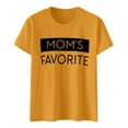 thumbnail image 4 of SHITINN Mom's Favorite Day Family Humor T Shirt Womens Short Sleeve Tops Shirt for Women Womens Summer Tops Casual, 4 of 4