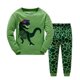 thumbnail image 2 of Dino Boys-Conjunto de ropa de dormir para niños, 100% algodón, camisetas de Motor, pantalones, 2 piezas, 2, 3, 4, 5, 6, 7 años, 2 of 4