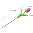 thumbnail image 2 of 20pcs White Flowers Artificial Tulip Silk Fake Flowers 13.5" for Mother's Day Easter Valentine’s Day Gifts in Bulk Home Kitchen Wedding Decorations, 2 of 5