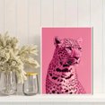 thumbnail image 2 of Qisvanset Pink Leopard Print Canvas Wall Art 15.75x11.81 Inches, 2 of 8