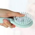 thumbnail image 4 of 1pc Women Comfortable Airbag Hair Comb for Straight Curly Thick Wet Hair Blue ABS TPR, 4 of 6