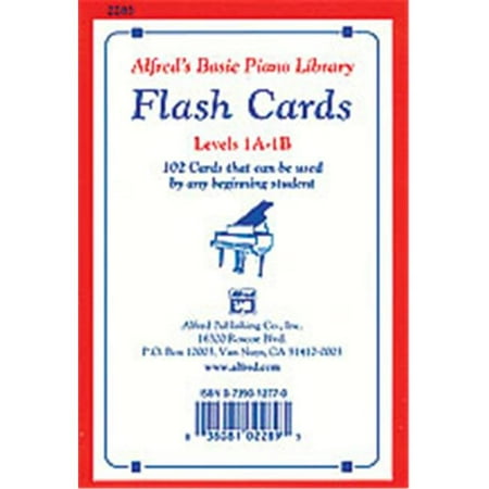 - Alfred 00-2283 Basic Piano Library- Flash Cards- Levels 1A & 1B - Music Book