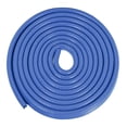 thumbnail image 1 of Uxcell se adapta a bordes de 1/16"-9/64" recubrimiento de borde de 10 pies / 3 metros con hoja de hierro plástico azul, 1 of 5