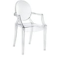 thumbnail image 3 of Chaise Ghost, chaise de salle à manger en acrylique transparent set 2, 3 of 5