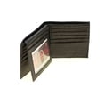 thumbnail image 3 of Mens Euro Hipster Wallet Genuine Leather Flap Up 2 Bill Sections 17 Card Slots, 3 of 4