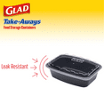 thumbnail image 3 of Glad Take-Aways Food Storage Containers, 38oz Rectangle, 40 piece, 3 of 6