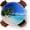 Beach Coconut Trees, variant on Round Fitted Tablecloth with Elastic Outdoor Tablecloth for 36" - 44" Tables Waterproof Round Table Cover for Indoor Dinner, Picnic, Camping (Stained Glass Butterfly)