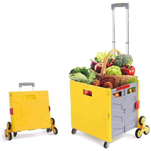 Grocery Cart/Folding Food Cart/Rolling Utility Carts Cart Cart for Home