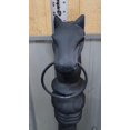 Cast Aluminum Horse Head Hitching Post