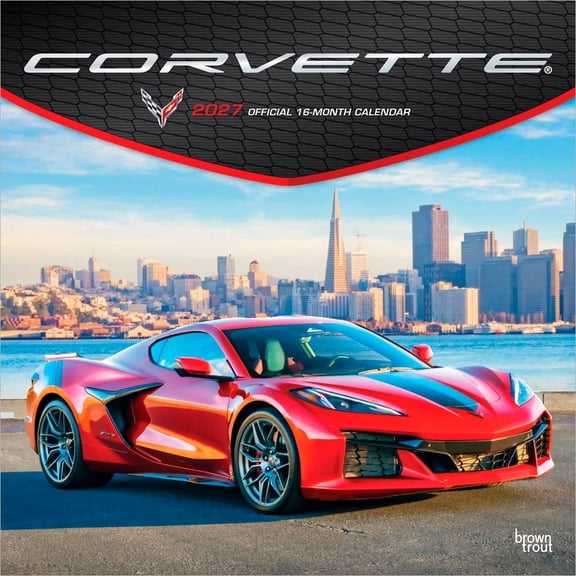 BrownTrout, Corvette 2027 Wall Calendar