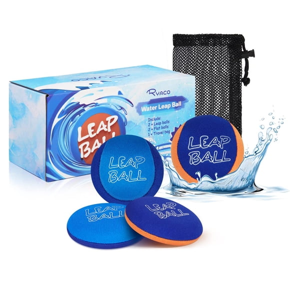 Pelota de salto acuático Ryaco Leap Ball Pool, paquete de 4, para todas las edades