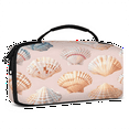 thumbnail image 2 of Herdesigns Beach Shell Carry Case Compatible with Nintendo Switch 2, with 20 Game Card Slots, Coastal Coral Portable Travel Carrying Case Pouch for Accessories & Games, 2 of 8