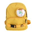 thumbnail image 1 of Mochila ajustable para niños, bolso escolar al aire libre para bebés, bolso de nailon con dibujos animados bonitos para niños, color amarillo, 1 of 9