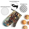 thumbnail image 3 of Fotbe Tribal Futuristic Warrior for 4Pcs Oven Mitts and Pot Holders, 500℉ Heat Resistant Oven Mitts , Non-Slip Silicone Surface Safe for Baking, Cooking, BBQ, 3 of 6