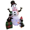 thumbnail image 2 of Muñeco de nieve inflable navideño con forma de pingüino, decoración navideña, regalo, lindas luces LED integradas para hogar, vacaciones, jardín,, 2 of 8